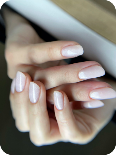 Nail after a full BIAB removal at About U Nails