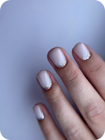 Fresh BIAB set following a removal appointment