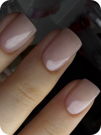 Strengthened nail overlay result