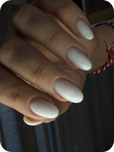 Healthy natural nail after a BIAB removal