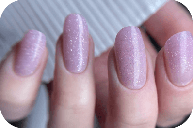 Russian manicure detail