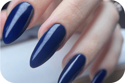 Russian manicure detail