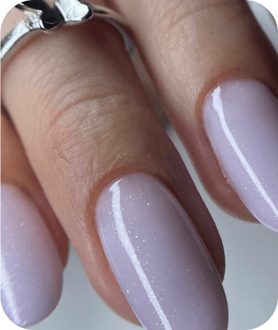 Russian manicure result